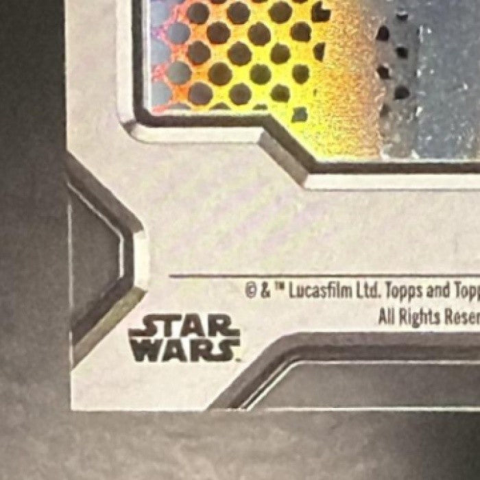 HAN SOLO 2023 TOPPS STAR WARS HIGH-TEK #3 PATTERN 3