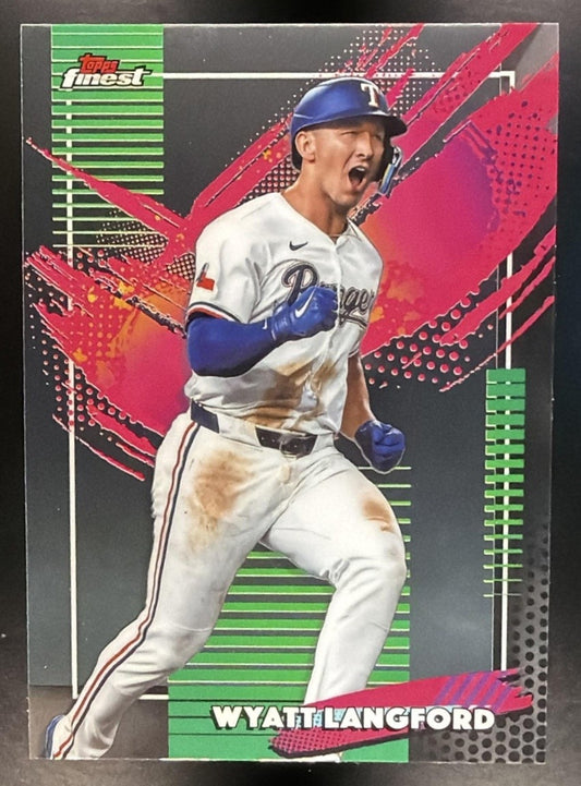 WYATT LANGFORD 2026 TOPPS FINEST #241 RARE RANGERS