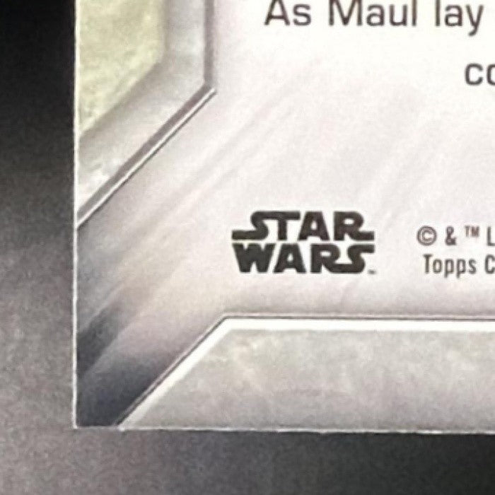 OBI-WAN KENOBI VS MAUL 2025 TOPPS STAR WARS HYPERSPACE #ERA-22 GALACTIC ERAS