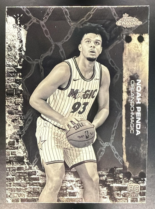 NOAH PENDA 2025-26 TOPPS CHROME X CACTUS JACK #92 RC MAGIC