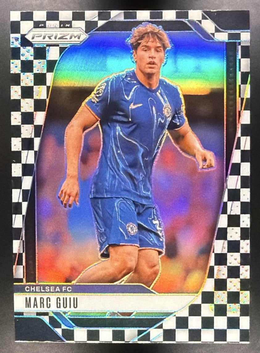 2024 Panini Prizm Premier League Marc Guiu #101 Black and White Checker