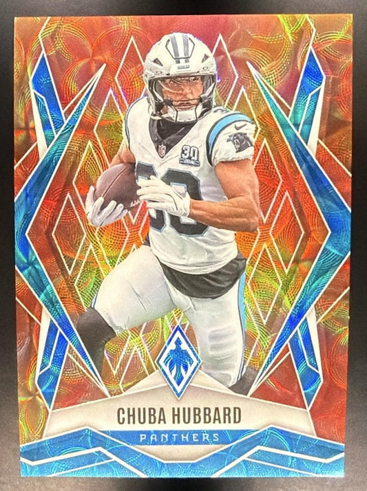 CHUBA HUBBARD 2025 PANINI PHOENIX FACTORY SET #75 FIREBURST /350 PANTHERS
