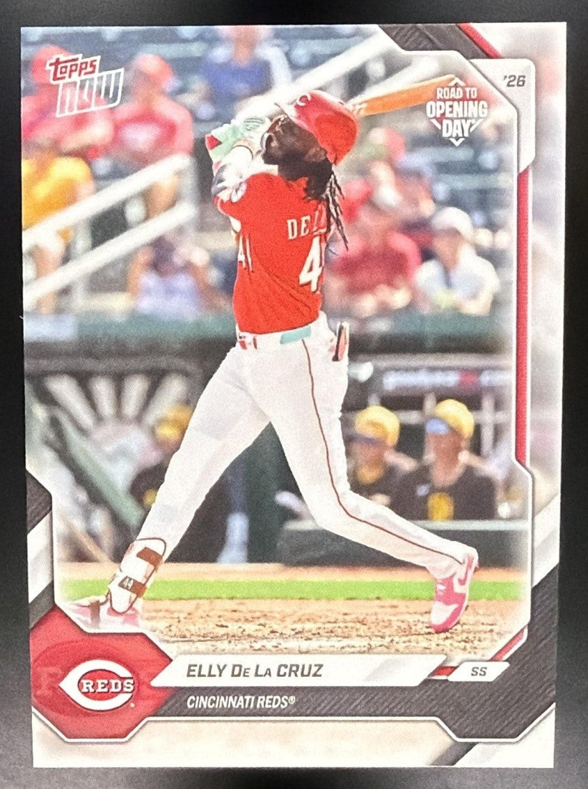 ELLY DE LA CRUZ 2026 TOPPS NOW ROAD TO OPENING DAY #OD-211 REDS