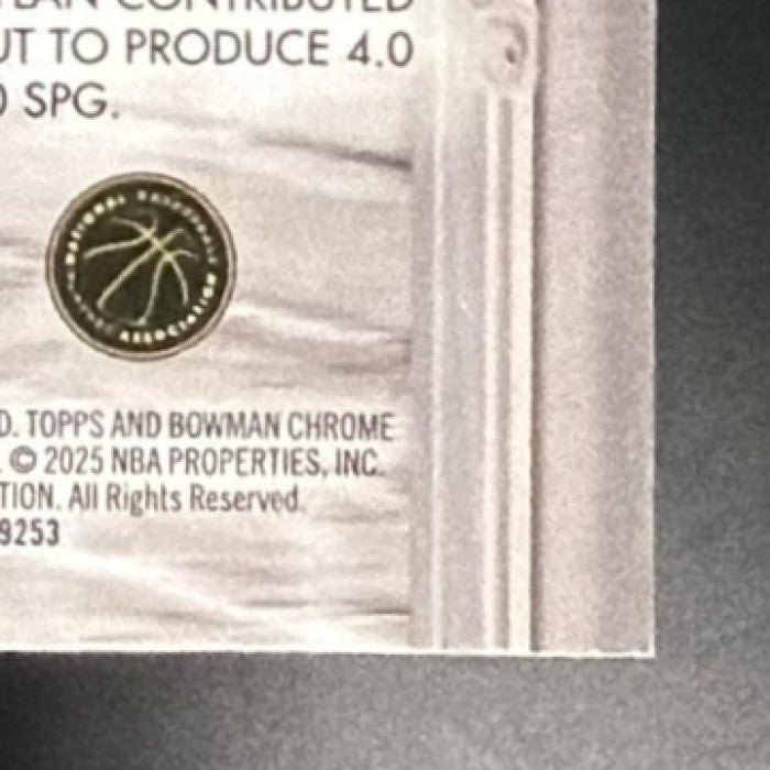 DYLAN HARPER 2025-26 BOWMAN #HS-4 CHROME HOBBY STARS RC SPURS