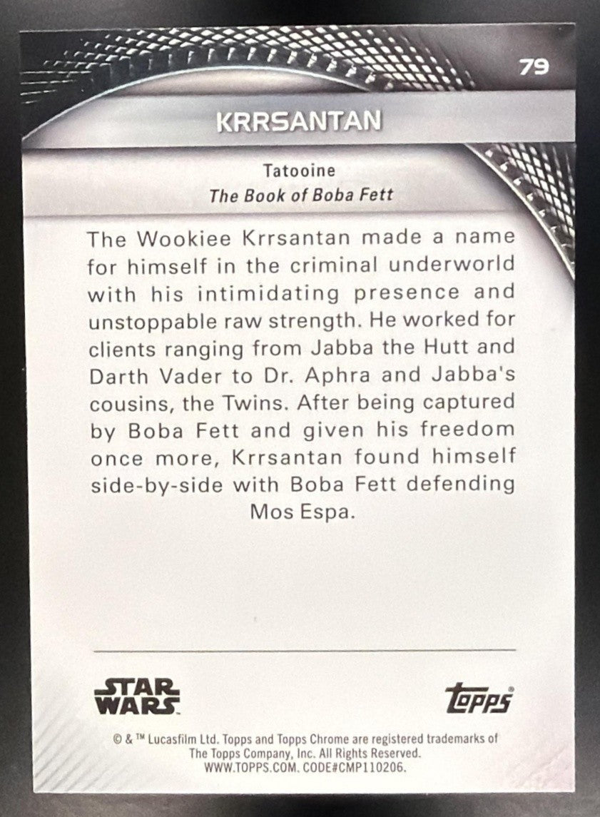 KRRSANTAN 2025 TOPPS STAR WARS HYPERSPACE #79