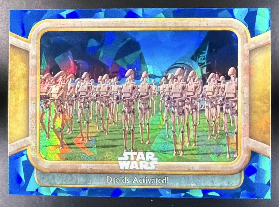 DROIDS ACTIVATED! 2024 TOPPS CHROME SAPPHIRE STAR WARS: THE PHANTOM MENACE #79