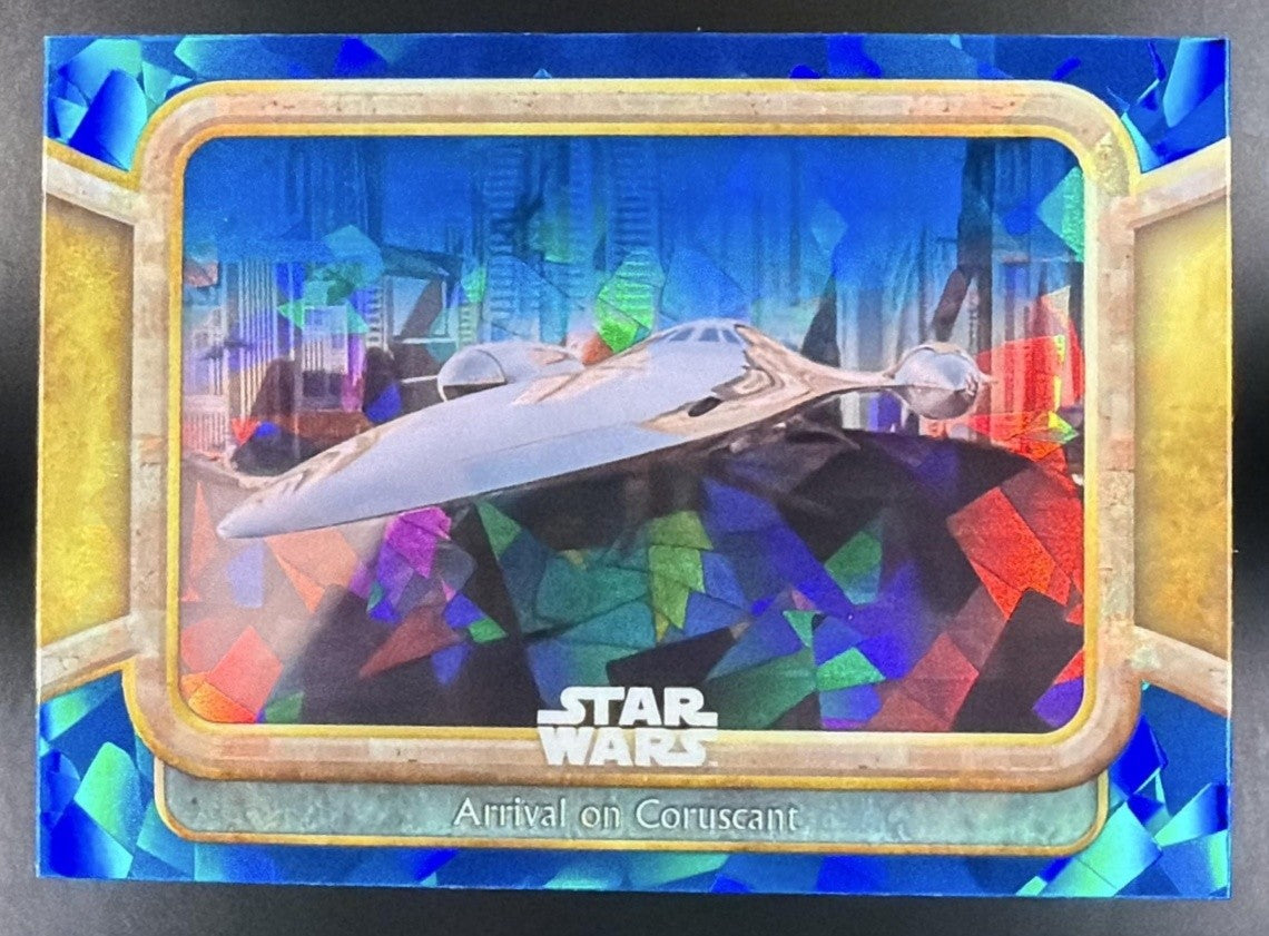 2024 Topps Chrome Sapphire Star Wars: The Phantom Menace Arrival on Coruscant