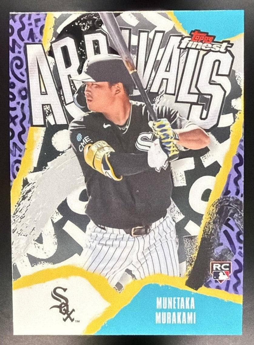 MUNETAKA MURAKAMI 2026 TOPPS FINEST #A-26 ARRIVALS RC WHITE SOX