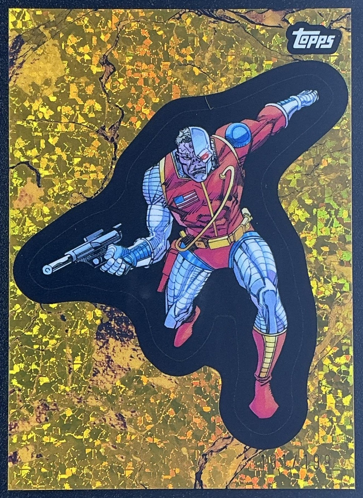 2025 Topps Marvel 1975 Golden Anniversary Deathlok Gold Mini Diamonds /199
