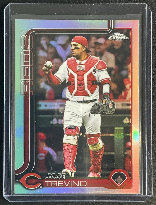 JOSE TREVINO 2025 TOPPS CHROME UPDATE #USC2 REFRACTOR REDS