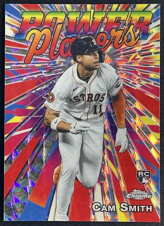 2025 Topps Chrome Update Cam Smith #PP-28 Power Players Geometric Refractor RC