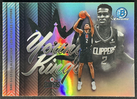 2025 Bowman Shai Gilgeous-Alexander #YK-1 Chrome Young Kings Refractor