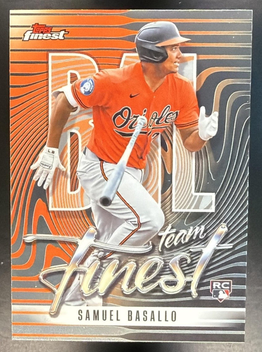 SAMUEL BASALLO 2026 TOPPS FINEST #TF-25 TEAM RC ORIOLES