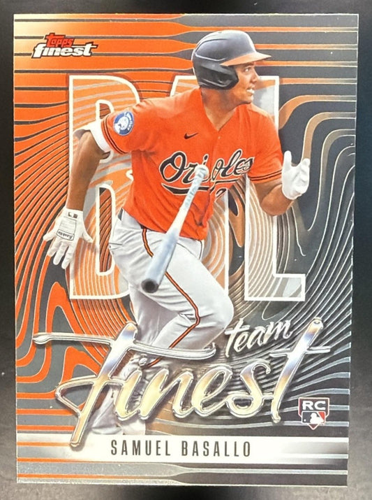SAMUEL BASALLO 2026 TOPPS FINEST #TF-25 TEAM RC ORIOLES