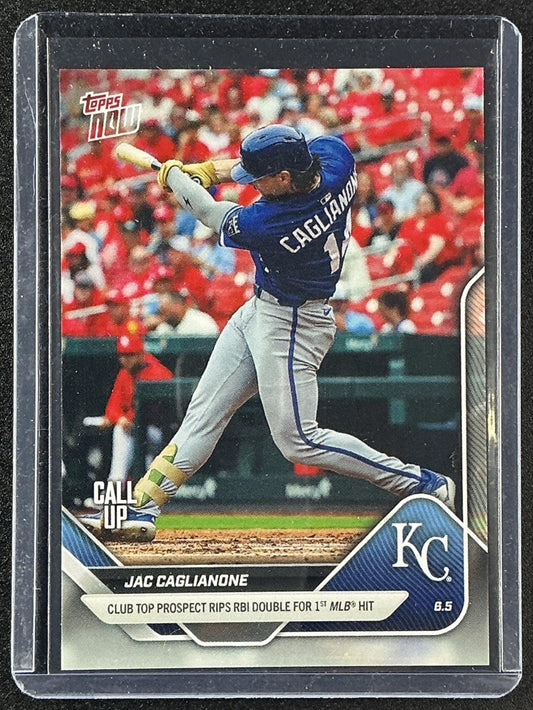 JAC CAGLIANONE 2025 TOPPS NOW #262 ROYALS