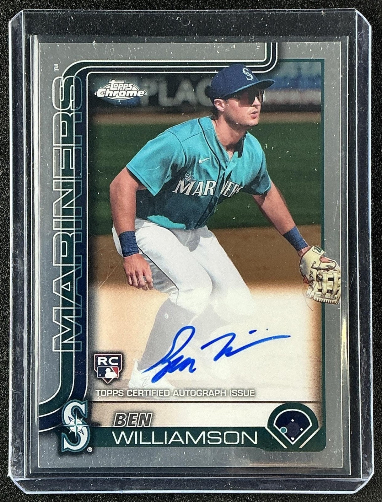 2025 Topps Chrome Update Ben Williamson Auto Autograph RC Rookie #RA-BW Mariners