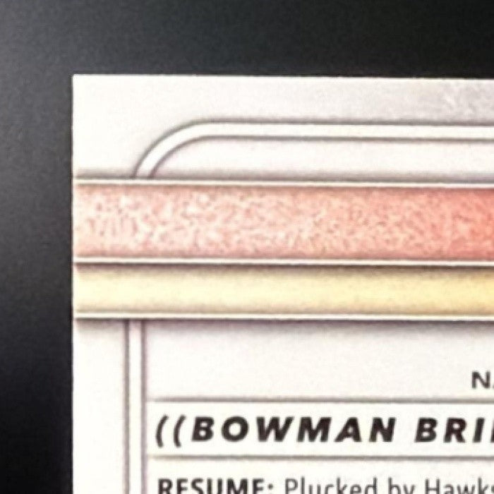 ASA NEWELL 2025-26 BOWMAN #BCV-23 CHROME REPTILIAN REFRACTOR RC HAWKS