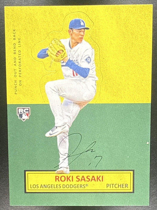 ROKI SASAKI 2025 TOPPS ARCHIVES #64SU-2 1964 STAND UPS RC DODGERS