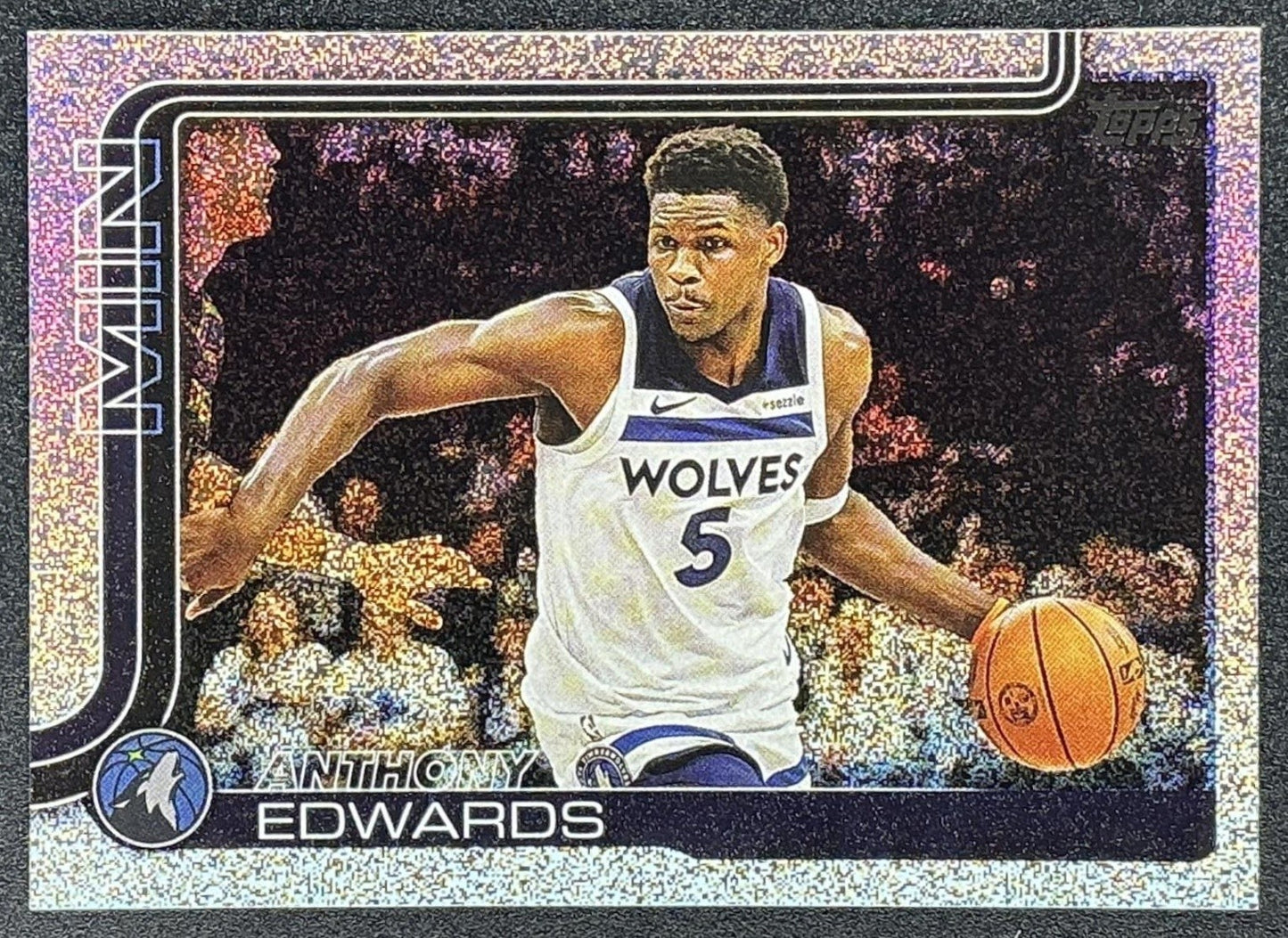 ANTHONY EDWARDS 2025-26 TOPPS #108 SANDGLITTER TIMBERWOLVES