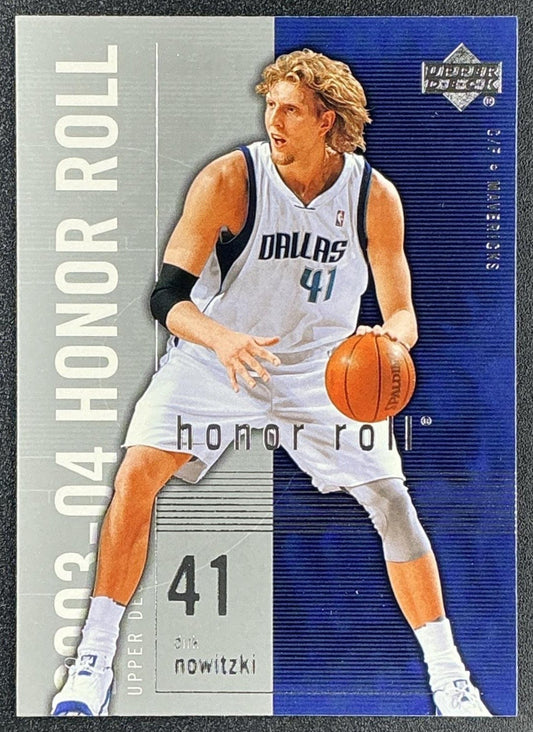 DIRK NOWITZKI 2003-04 UPPER DECK HONOR ROLL #13 MAVERICKS