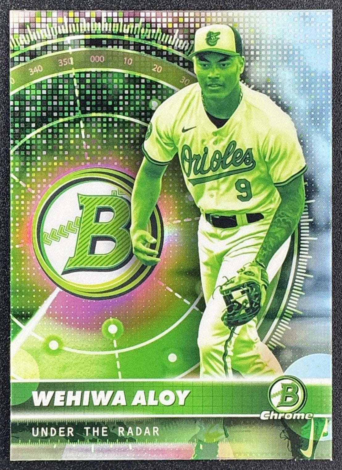 WEHIWA ALOY 2026 BOWMAN #UR-17 UNDER THE RADAR CHROME ORIOLES
