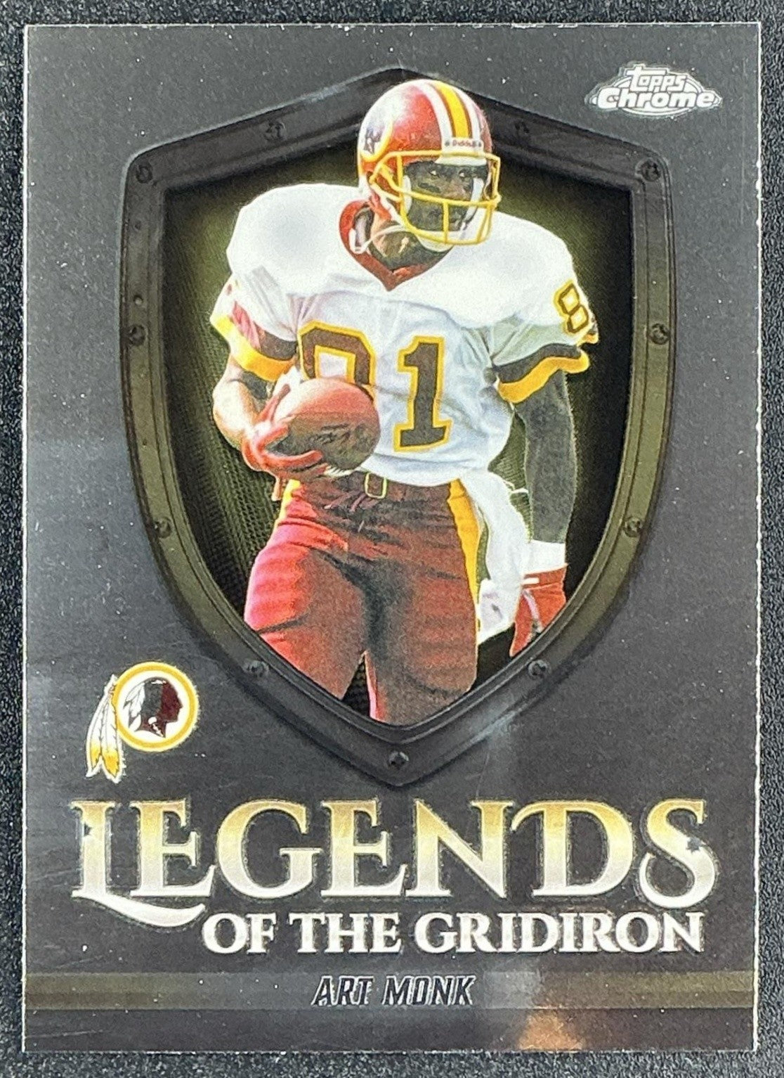 ART MONK 2025 TOPPS CHROME #LOG-19 LEGENDS OF THE GRIDIRON REDSKINS