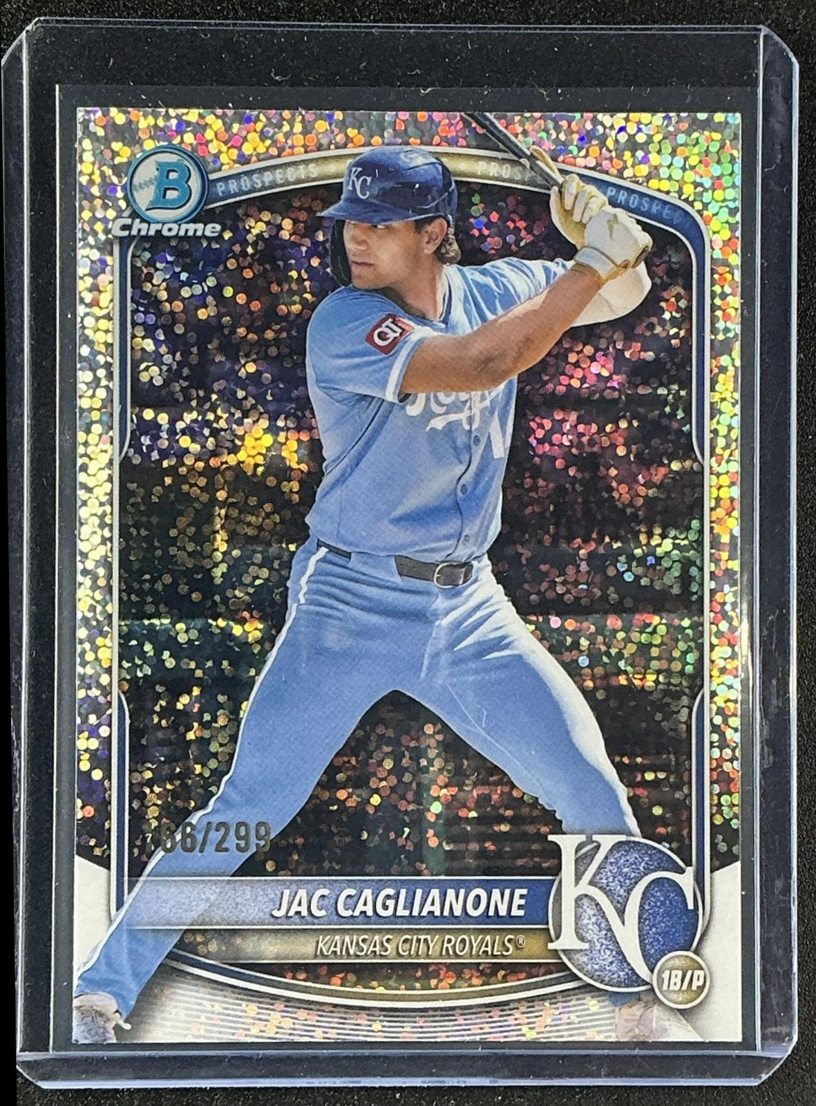 2025 Bowman Chrome Jac Caglianone #BCP-154 Prospects Speckle Refractor /299