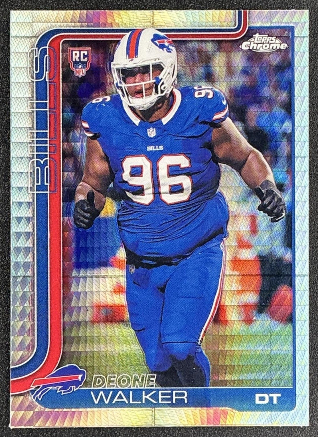 DEONE WALKER 2025 TOPPS CHROME #360 ROOKIE PRISM REFRACTOR RC BILLS