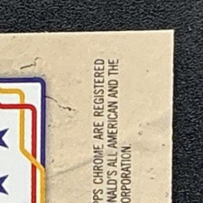 QUENTIN GRIMES 2025 TOPPS CHROME MCDONALD'S ALL-AMERICAN #90 MCFLURRY REFRACTOR