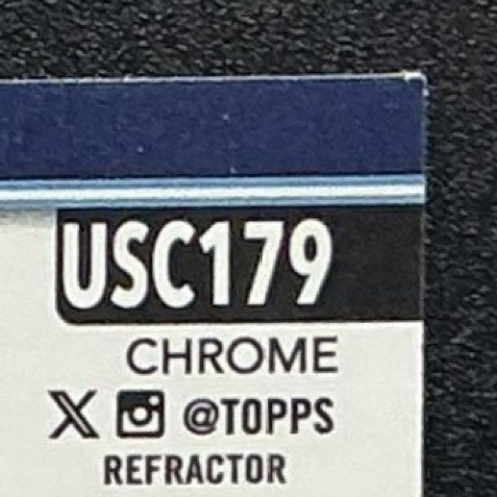 CHANDLER SIMPSON 2025 TOPPS CHROME UPDATE #USC179 REFRACTOR RC RAYS