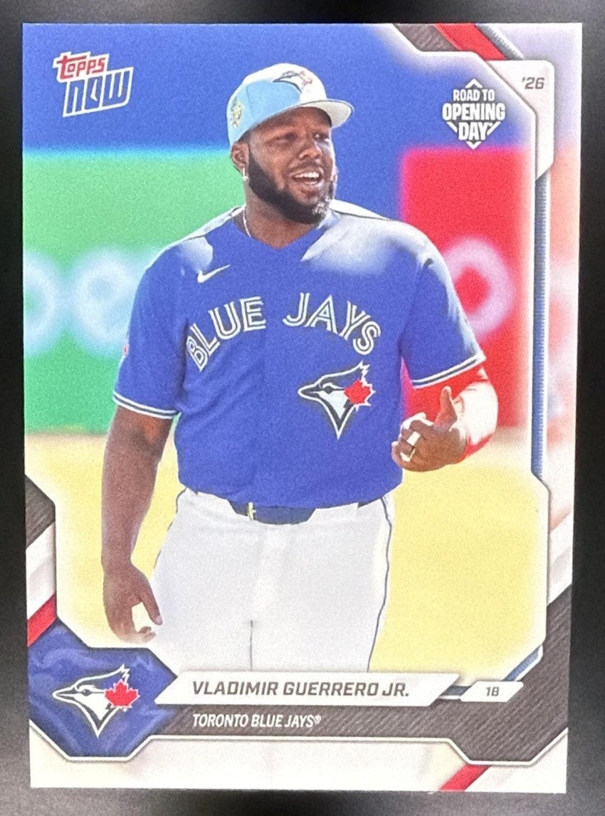 VLADIMIR GUERRERO JR. 2026 TOPPS NOW ROAD TO OPENING DAY #OD-41 BLUE JAYS