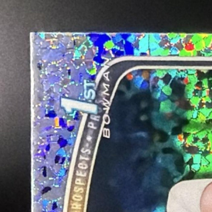 2025 Bowman Leah Macy #BCP-61 Chrome Mini Diamond Refractor 1st Prospect