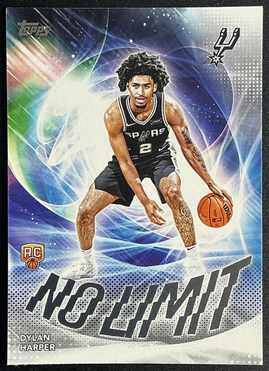 DYLAN HARPER 2025-26 TOPPS #NL-2 NO LIMIT RC SPURS