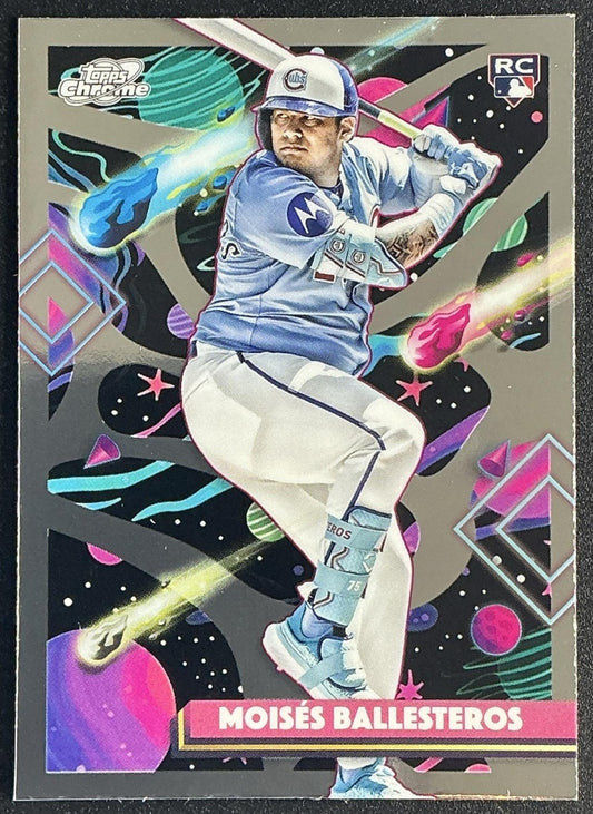 MOISES BALLESTEROS 2025 TOPPS COSMIC CHROME #58 RC CUBS