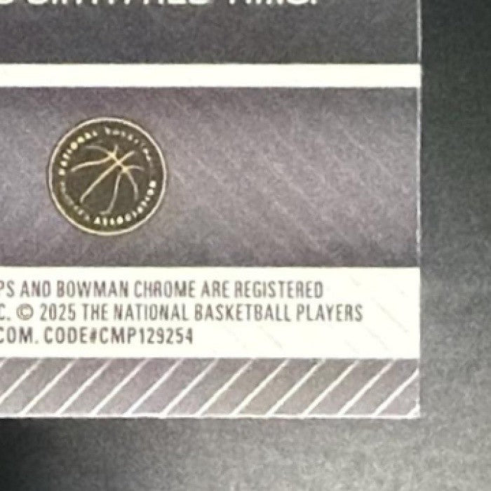KEVIN DURANT 2025-26 BOWMAN #YK-14 CHROME YOUNG KINGS THUNDER