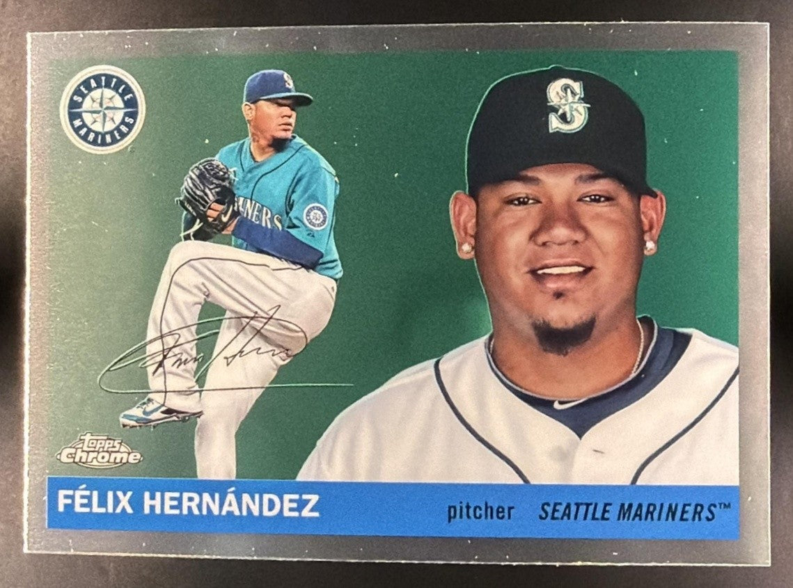 FELIX HERNANDEZ 2025 TOPPS CHROME PLATINUM ANNIVERSARY #466 MARINERS