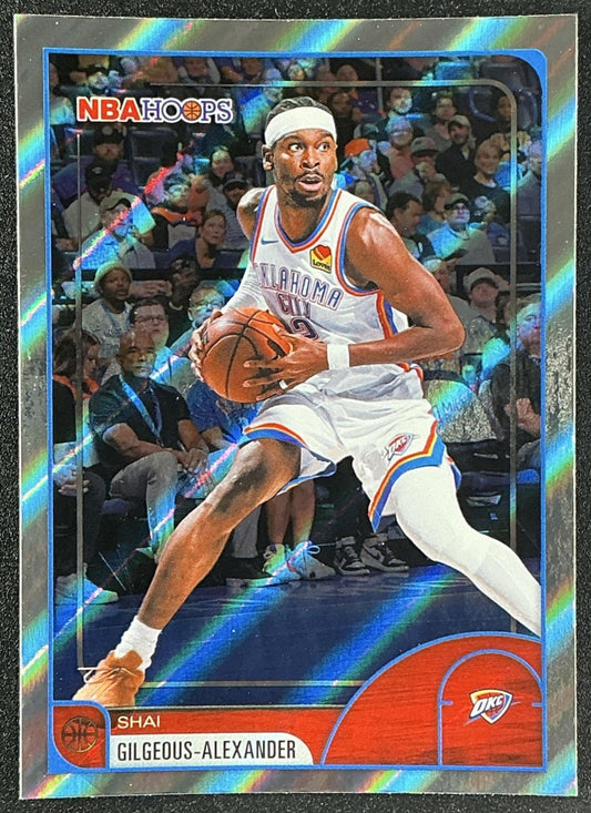 SHAI GILGEOUS-ALEXANDER 2025-26 TOPPS HOOPS #86 LIGHT BURST THUNDER