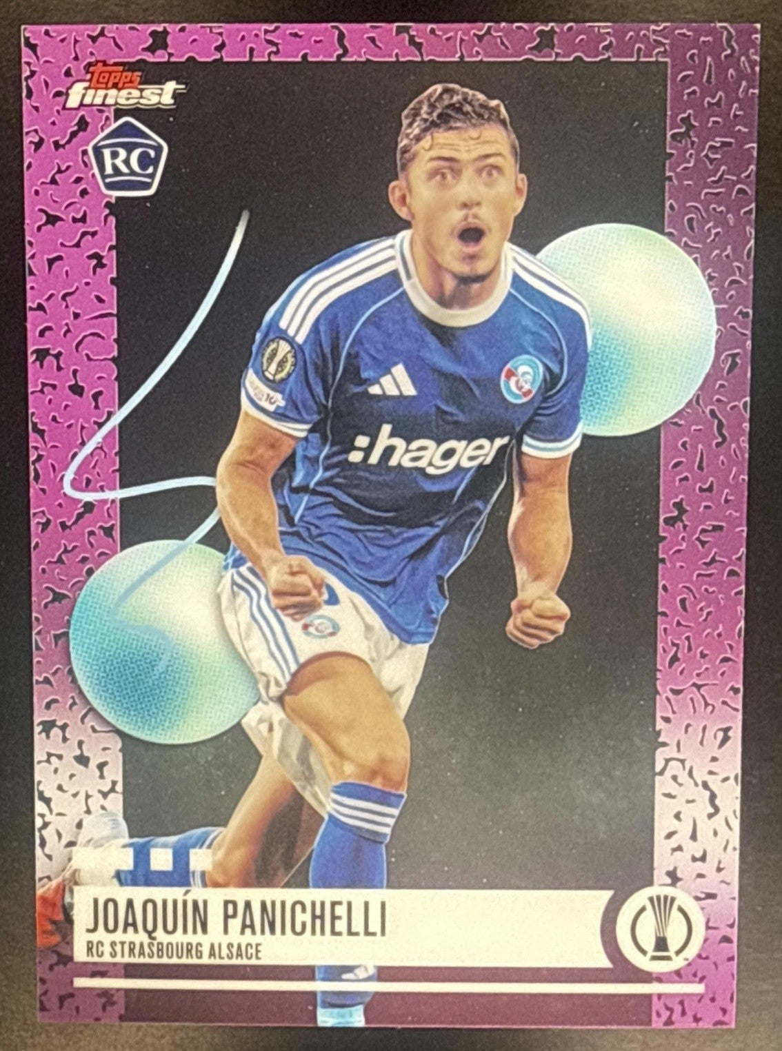 2025 Topps UEFA Club Competition Finest Joaquin Panichelli #317 Uncommon RC