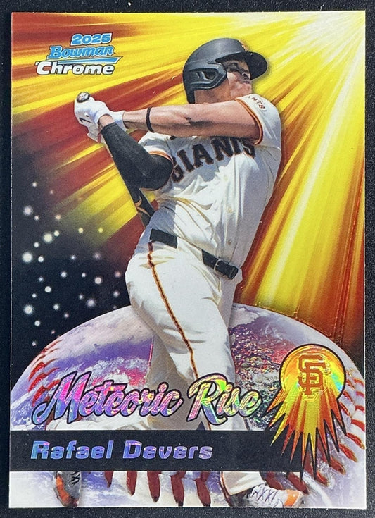 RAFAEL DEVERS 2025 BOWMAN CHROME #MR-13 METEORIC RISE GIANTS