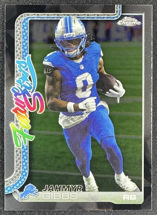 JAHMYR GIBBS 2025 TOPPS CHROME #FS-10 FUTURE STARS SP LIONS