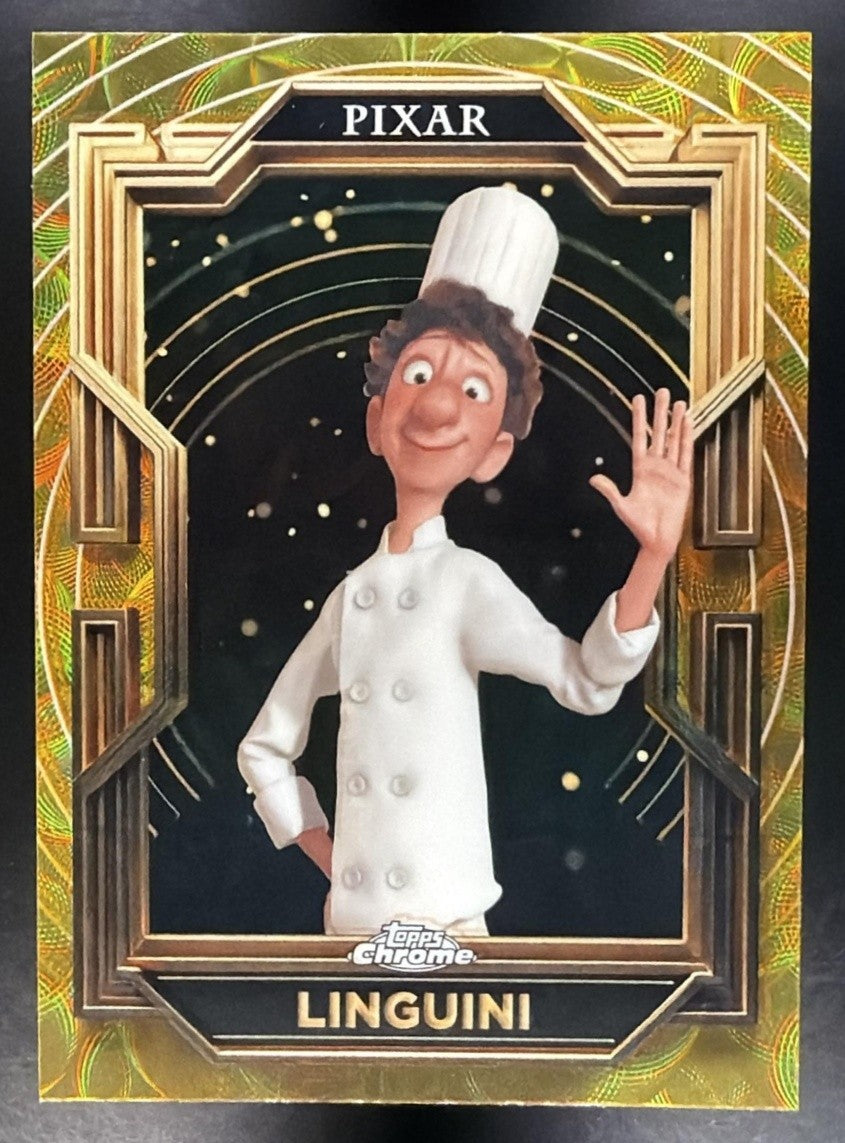 LINGUINI 2025 TOPPS PIXAR GOLD #41 GILDED KALEIDOSCOPE ETCH REFRACTOR