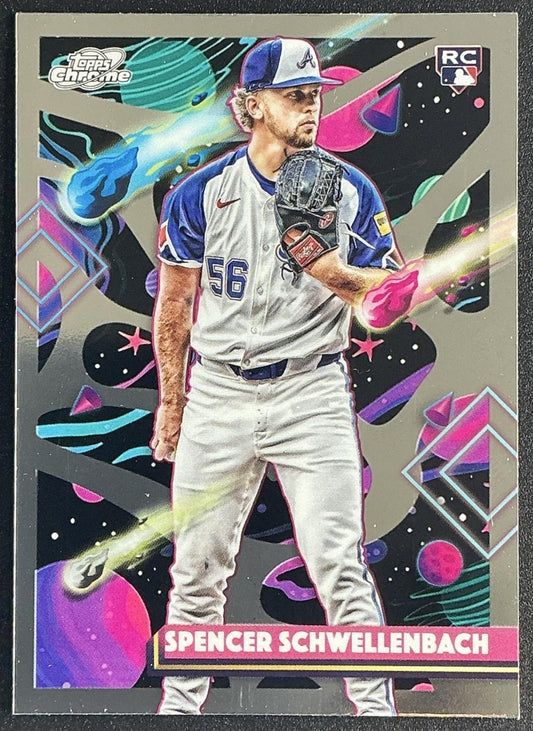 SPENCER SCHWELLENBACH 2025 TOPPS COSMIC CHROME #157 RC BRAVES