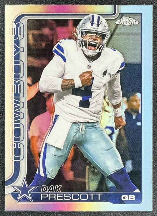 DAK PRESCOTT 2025 TOPPS CHROME #79 REFRACTOR COWBOYS
