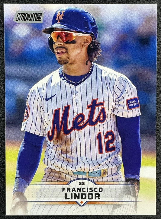 FRANCISCO LINDOR 2025 TOPPS STADIUM CLUB #181 METS