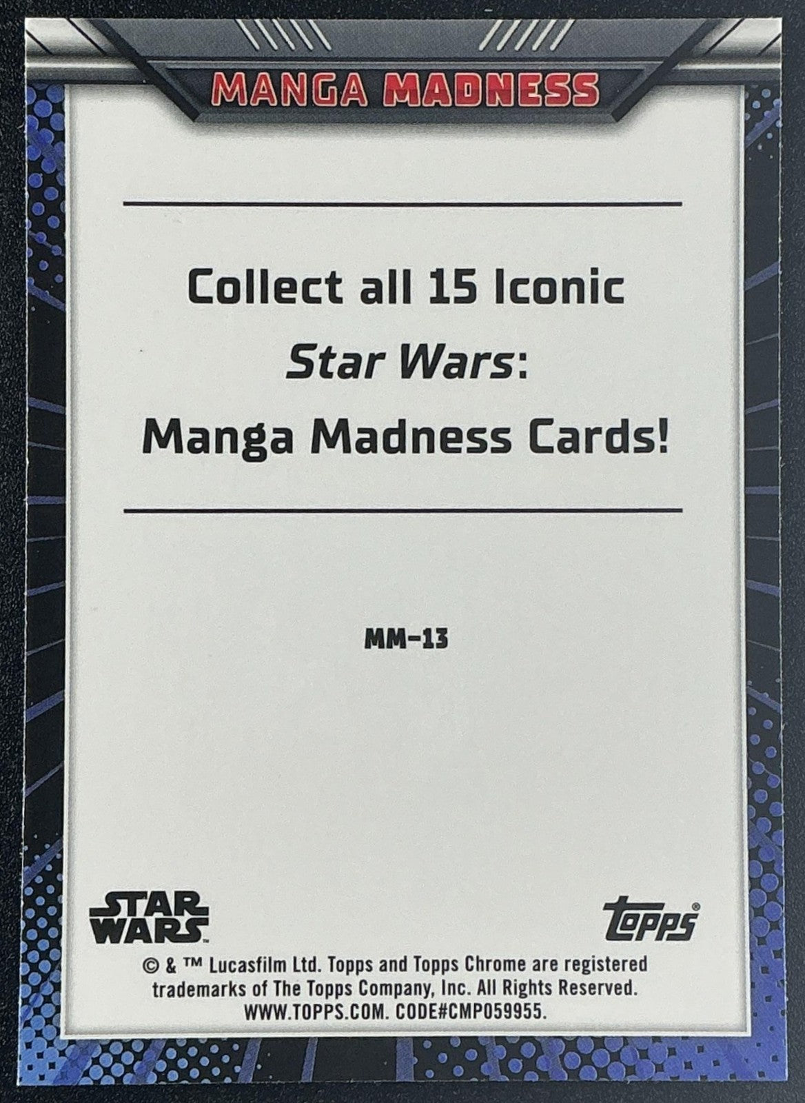 2023 Topps Chrome Star Wars Emperor Palpatine Millennium Falcon Manga Madness