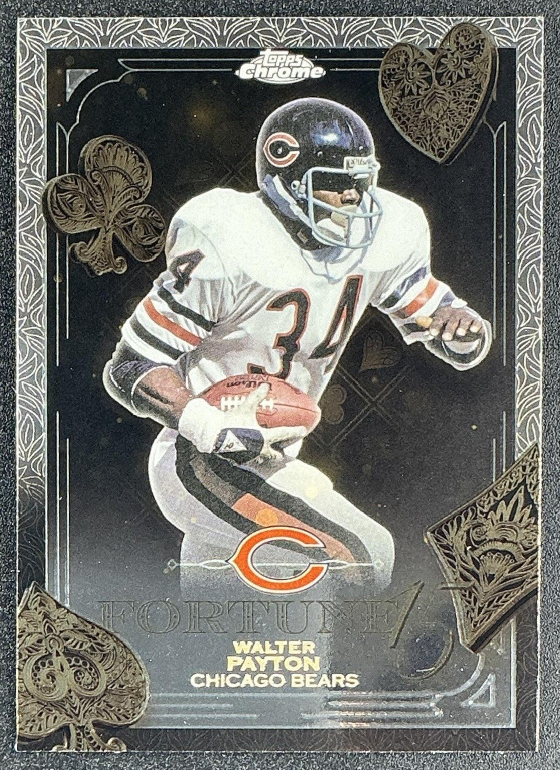 WALTER PAYTON 2025 TOPPS CHROME #F15-34 FORTUNE 15 BEARS