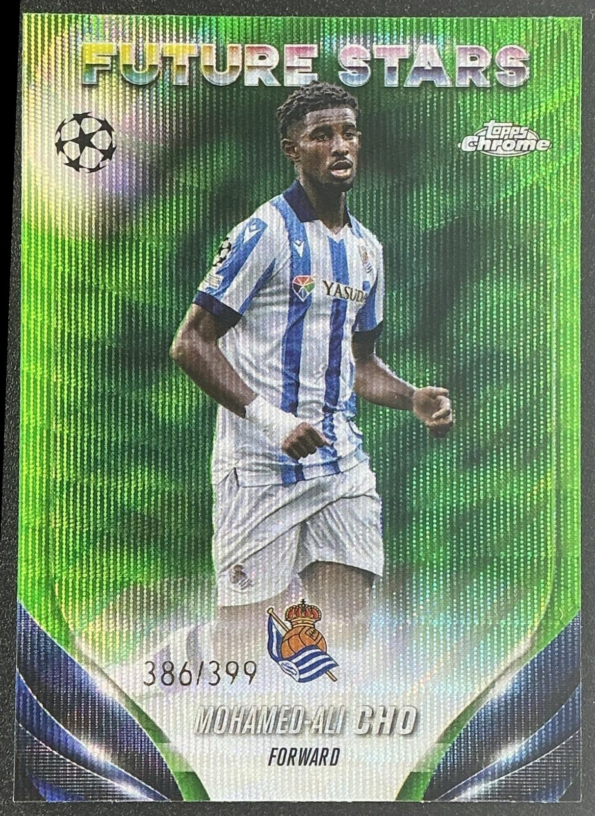 Mohamed-Ali Cho 2023-24 Topps UEFA Club Competitions #155 /399 Green Wave