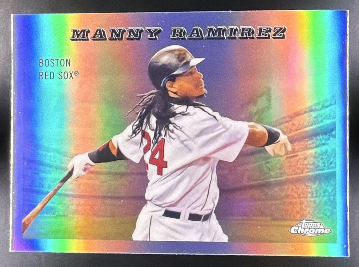 2025 Topps Chrome Platinum Anniversary Manny Ramirez #55RS-12 1955 Rails & Sails
