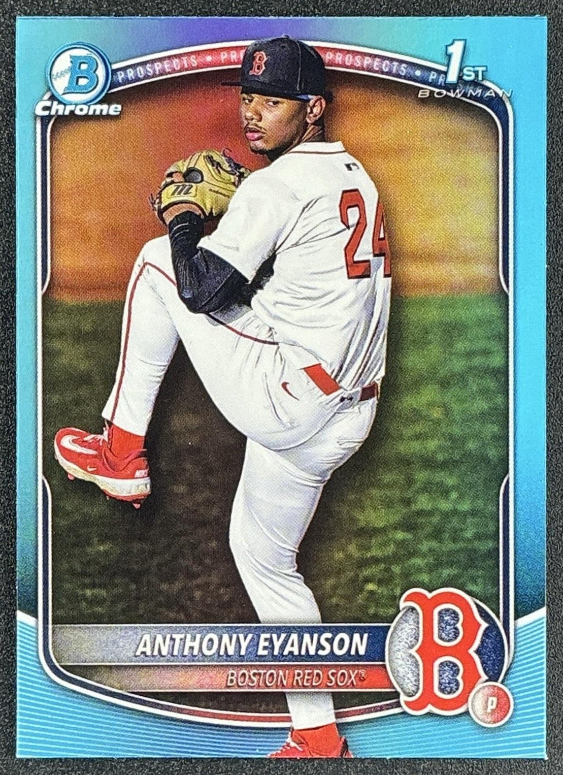 2025 Bowman Draft Anthony Eyanson #BDC-116 Chrome Sky Blue Refractor 1st