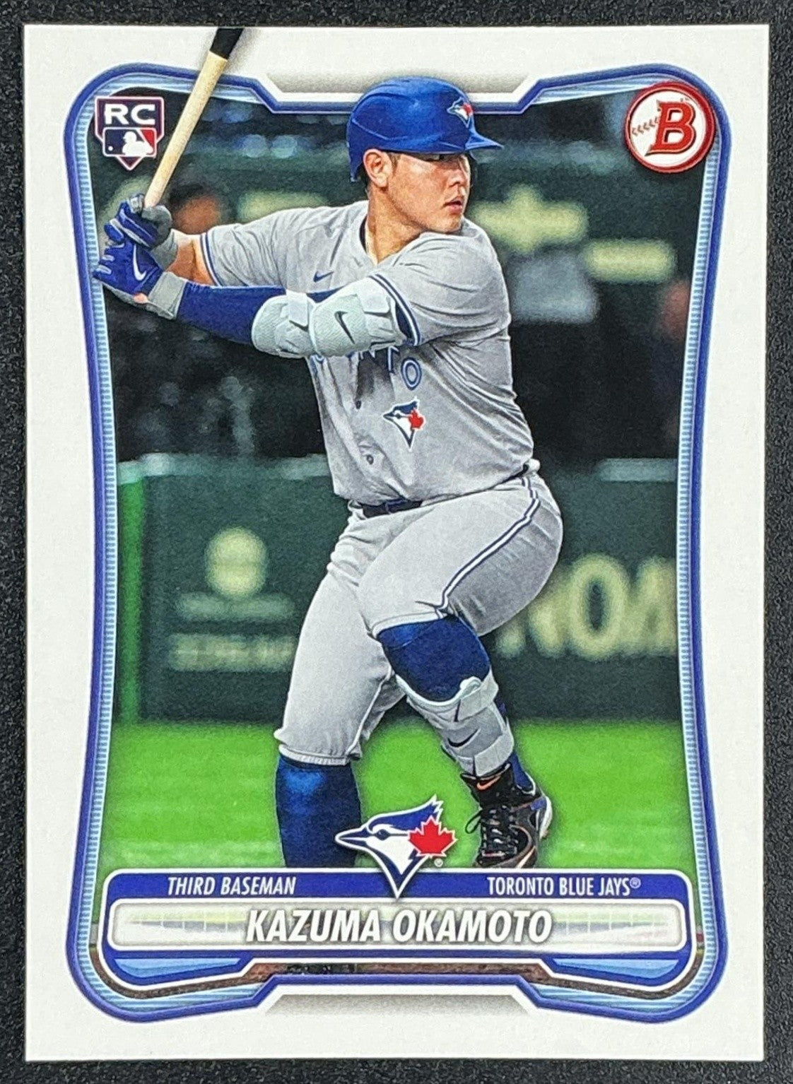 KAZUMA OKAMOTO 2026 BOWMAN #28 RC BLUE JAYS